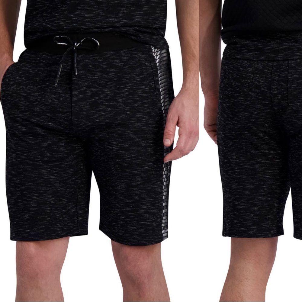 Karl Lagerfeld Paris Contrast Mesh Shorts NWT